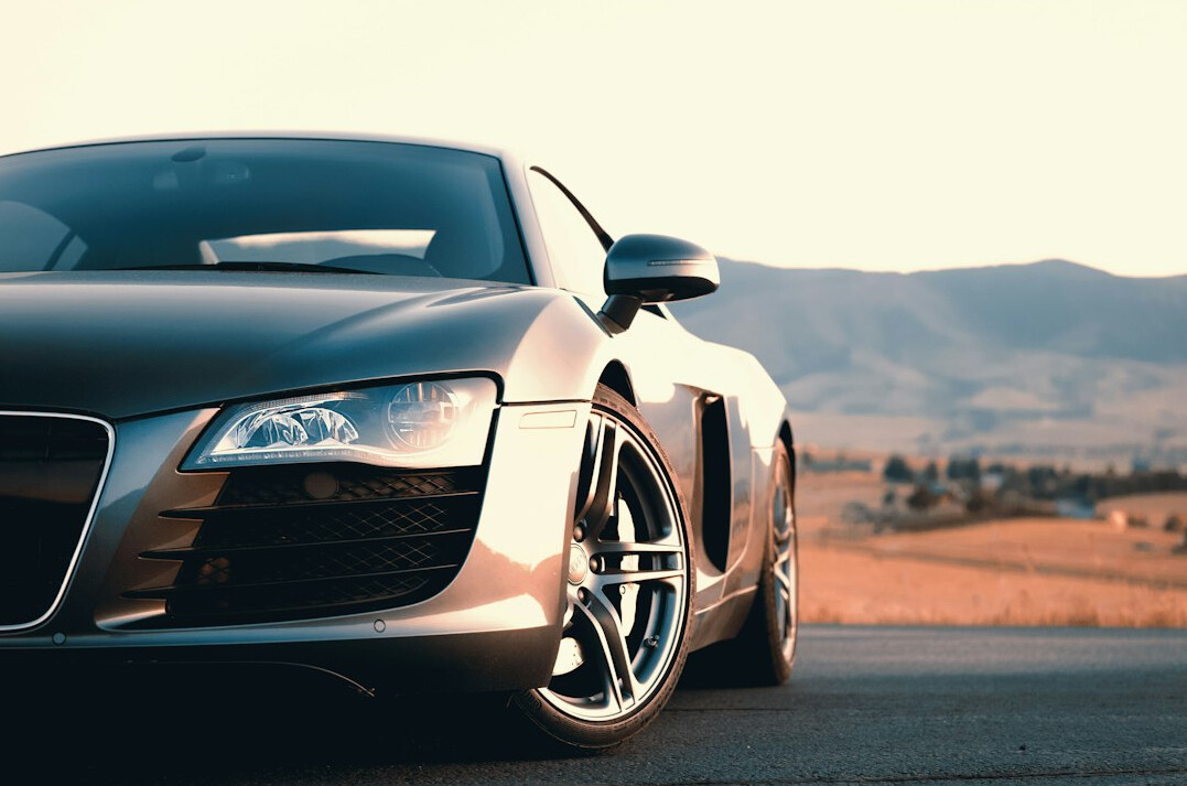 sports car parked