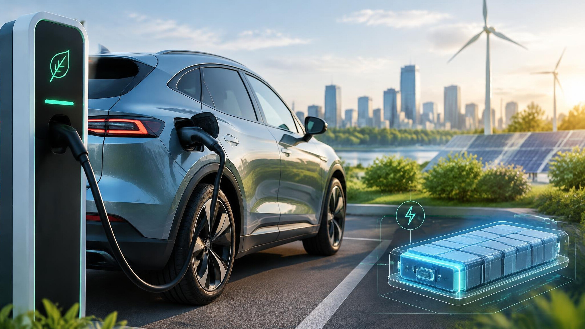 electric car charging station